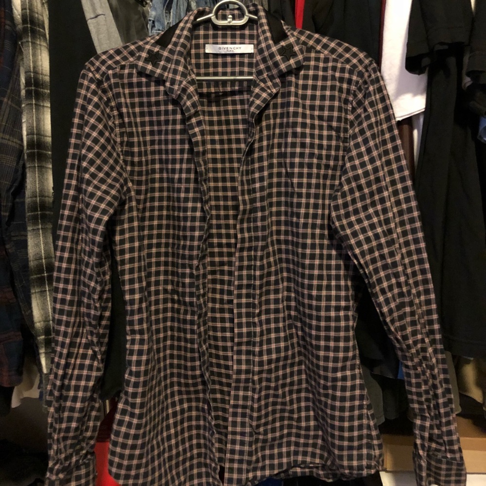 Givenchy Embroidered Flannel